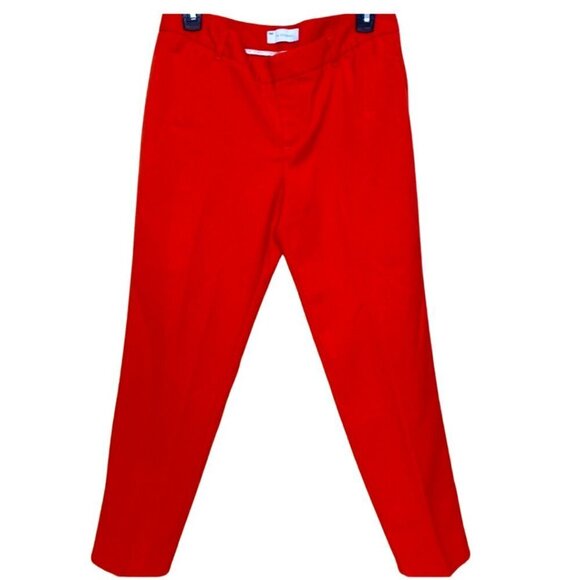 GAP RED SLIM CROPPED PANTS SZ  4 - Picture 1 of 4
